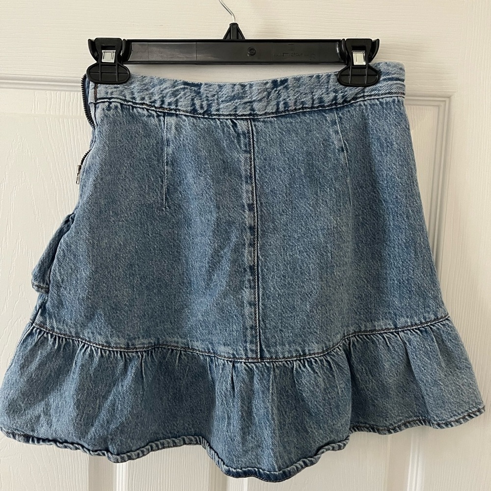 Aeropostale Blue Denim Skater Skirt - Picture 2 of 5